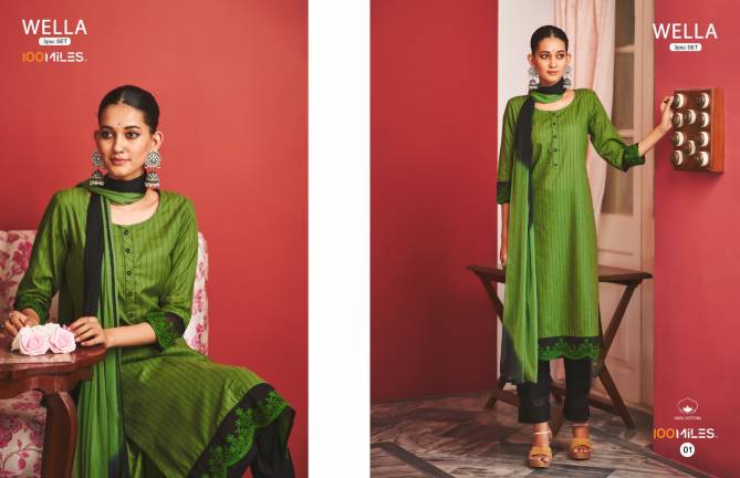 Wella By 100 Miles Readymade Salwar Suits Catalog
